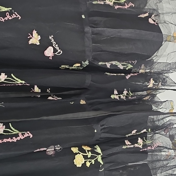 Floral Dress With Embroidery Sleeveless Formal Tulle Gown Size 20W - Picture 13 of 15